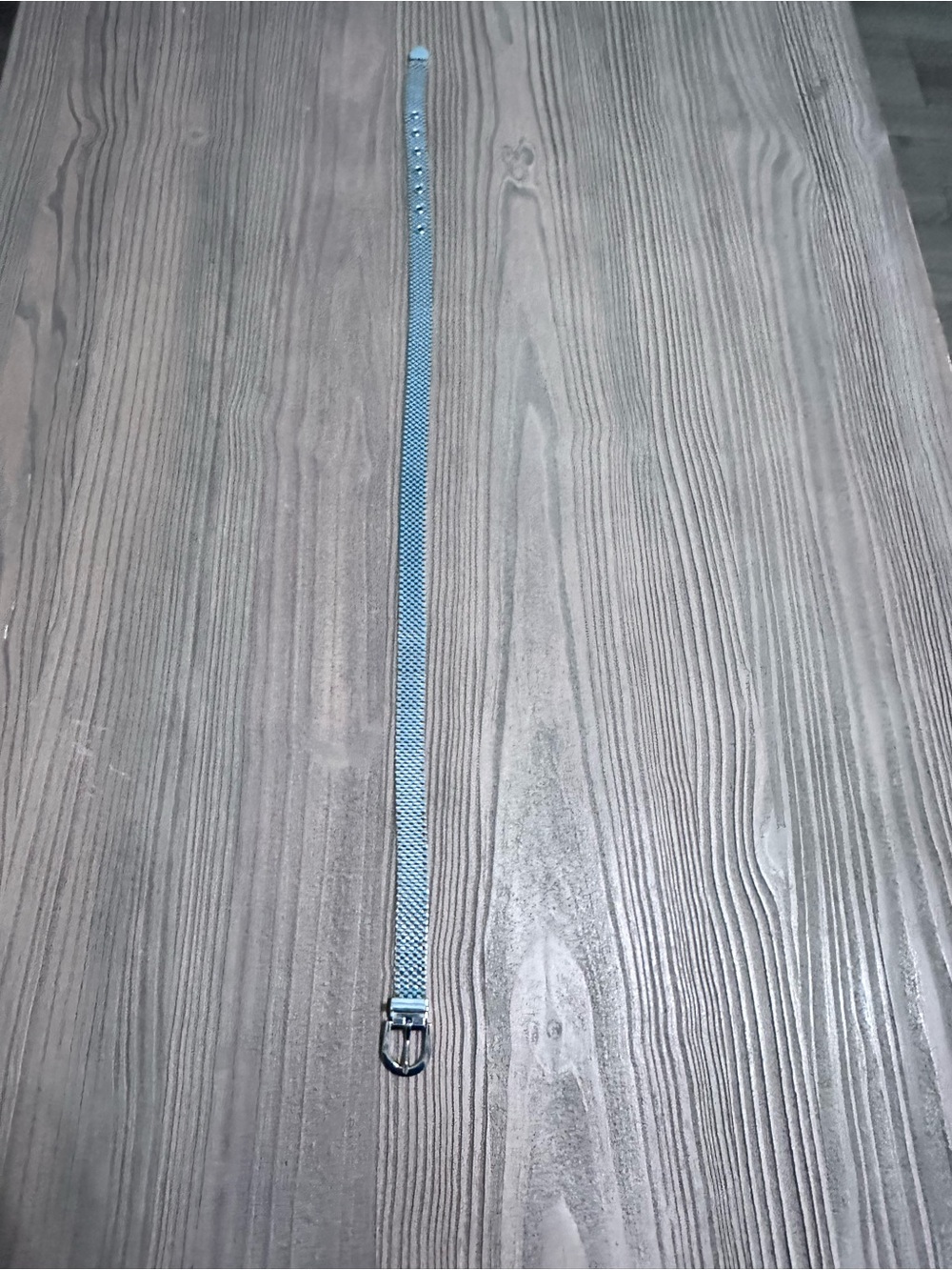 J. Crew Light Blue Braided Leather Skinny Belt
